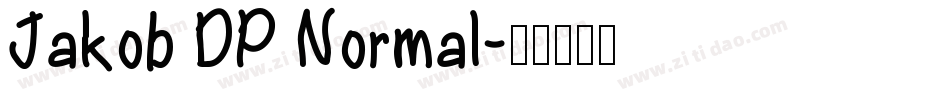 Jakob DP Normal字体转换